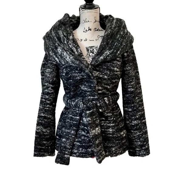 ZARA Wool & Mohair shawl collar jacket Sz Medium $149 - Picture 1 of 11